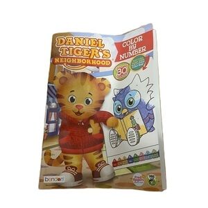 Daniel Tiger’s Neighborhood Color By Number Book NEW